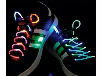 Ex-Pro LED Green/Purple Shoe laces. Add a unique glow to your shoes ! [2 Laces]